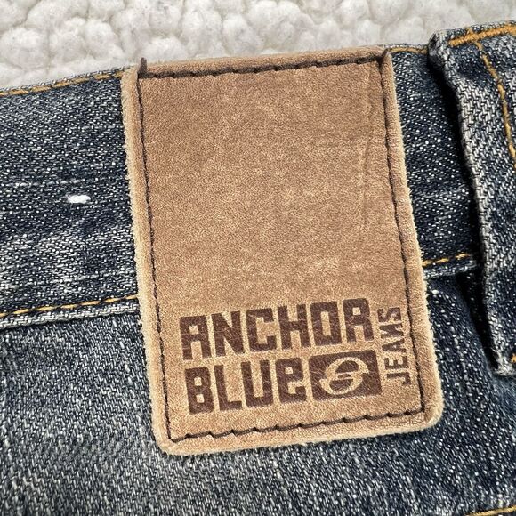 Anchor Blue Beyond Baggy Denim Shorts Men’s Size 29 Blue Y2K Hip Hop Streetwear - Picture 3 of 9